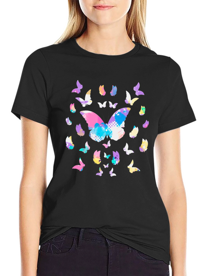 Butterfly Graphic Tee - Stylish Casual Wear