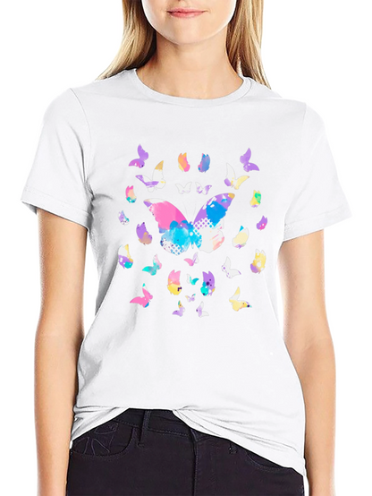 Butterfly Graphic Tee - Stylish Casual Wear