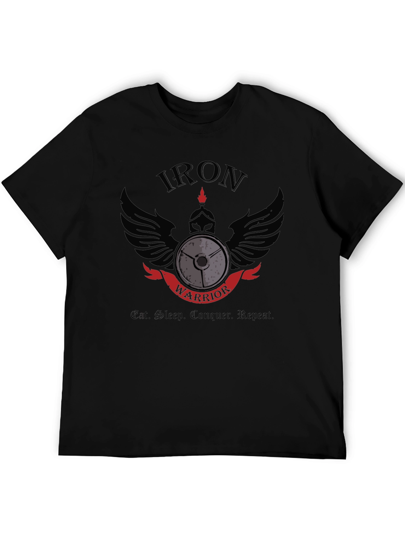 Iron Warrior Graphic T-Shirt - Gym Motivation Apparel
