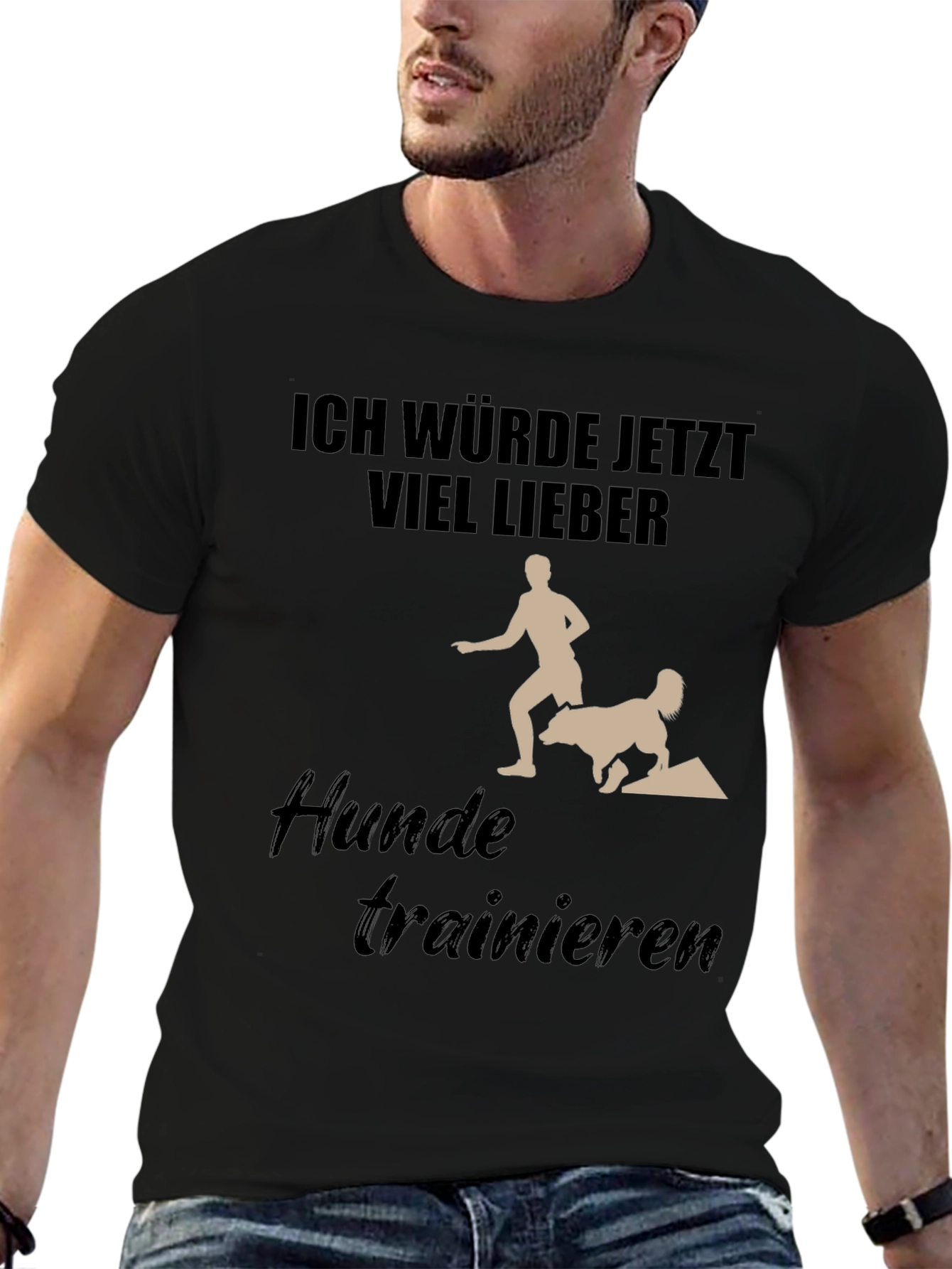 Dog Training T-Shirt - Ich Würde Jetzt Viel Lieber