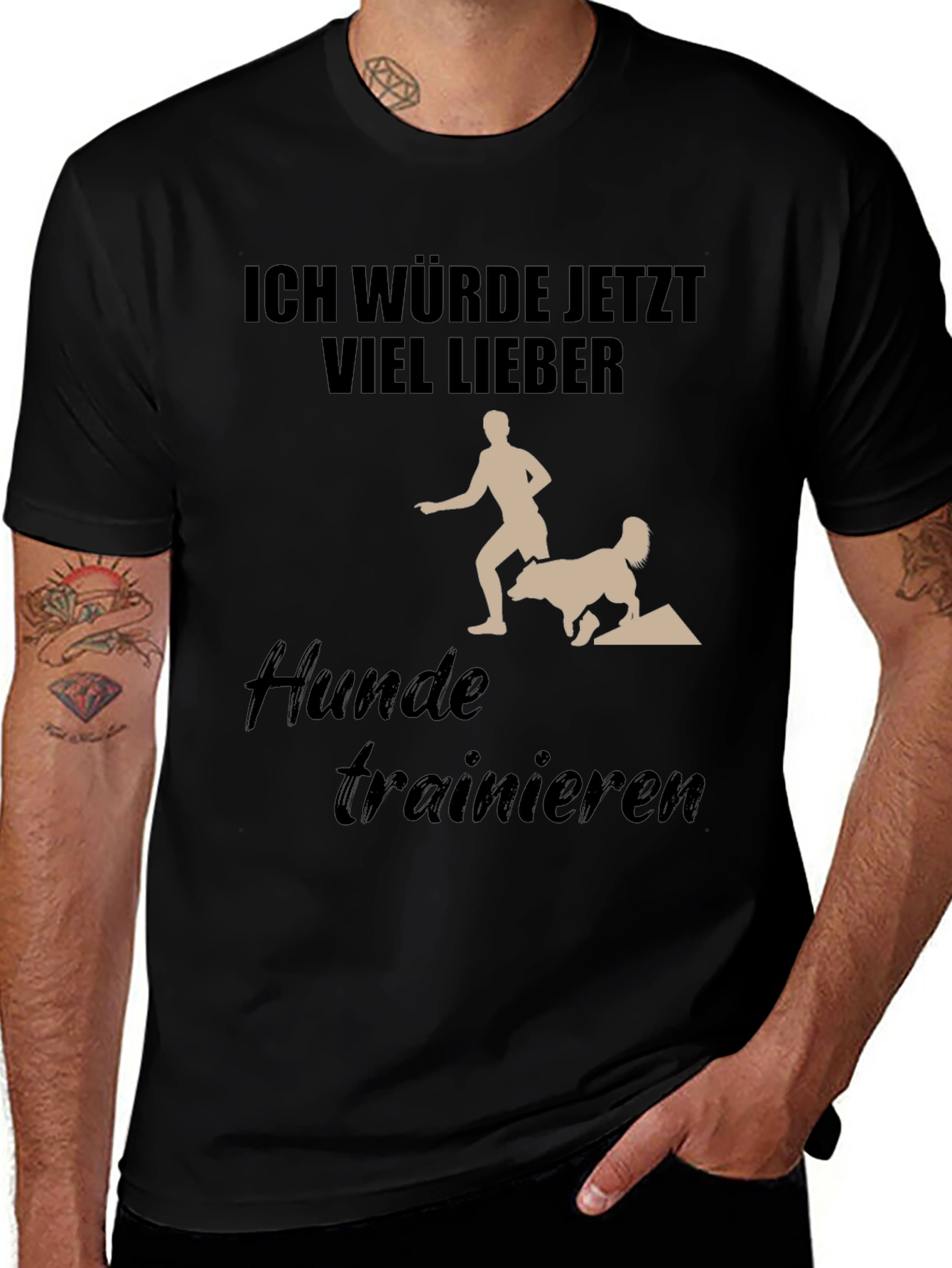 Dog Training T-Shirt - Ich Würde Jetzt Viel Lieber