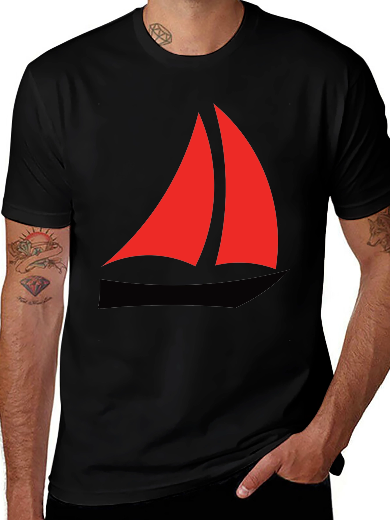 Sailing Graphic Tee - Classic Comfort