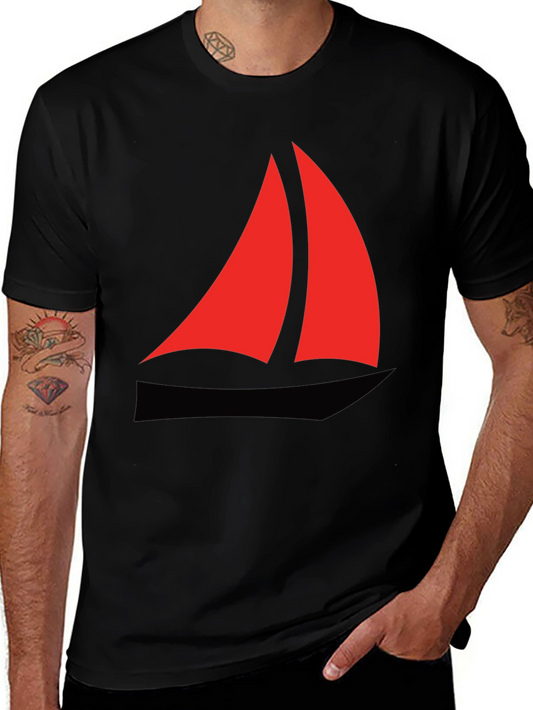 Sailing Graphic Tee - Classic Comfort