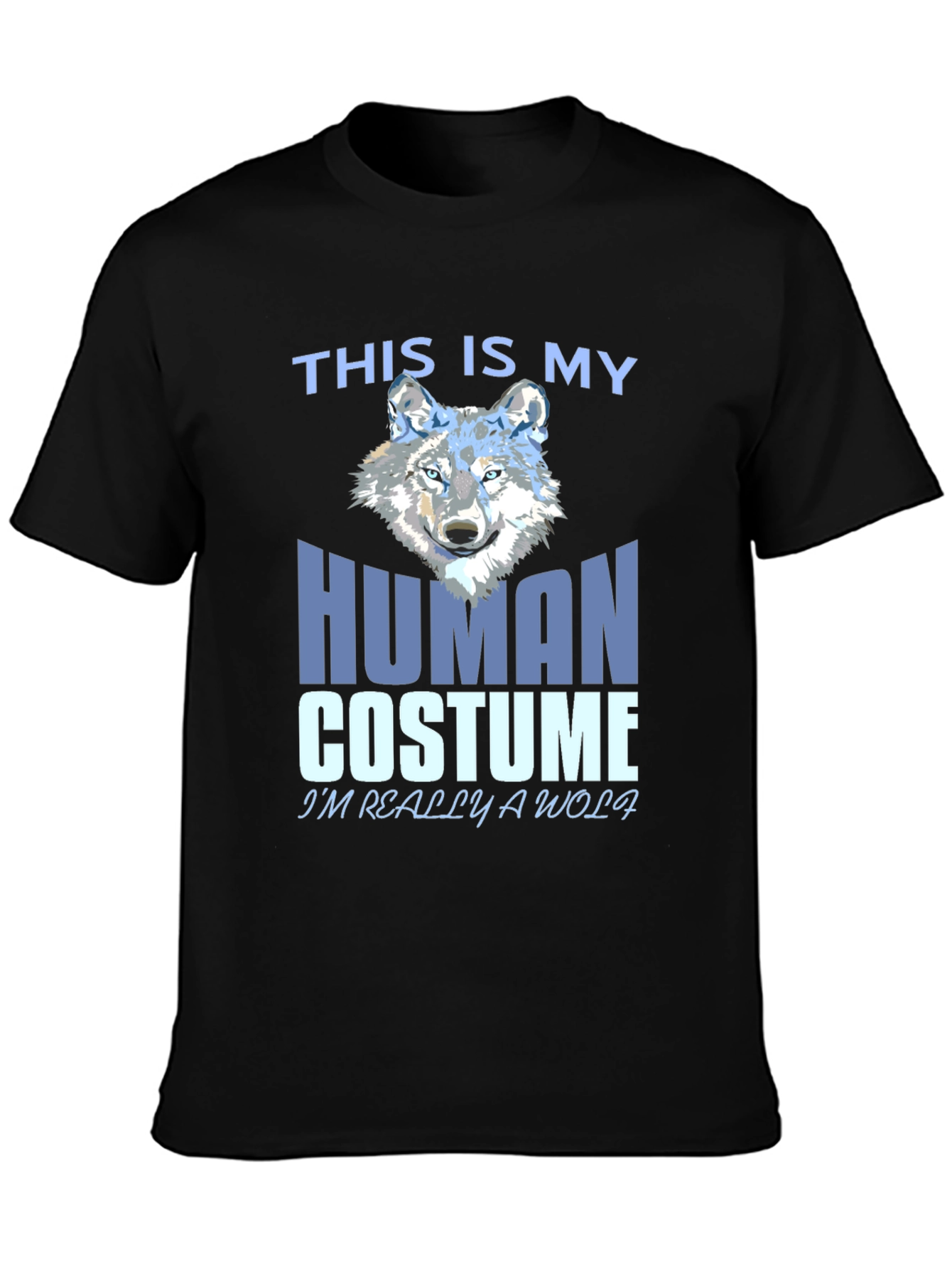 Human Costume Wolf T-Shirt