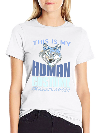 Human Costume Wolf T-Shirt