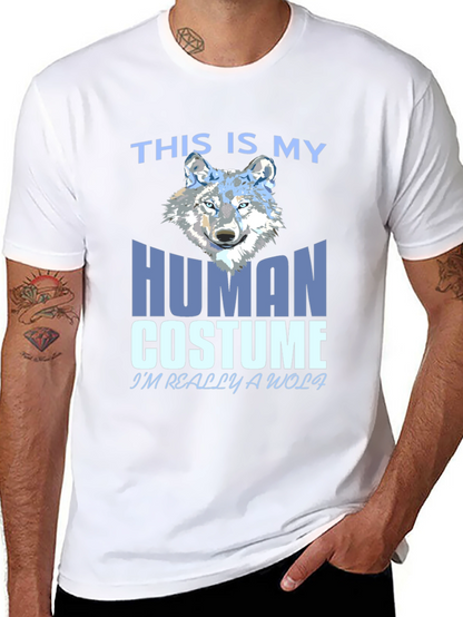 Human Costume Wolf T-Shirt