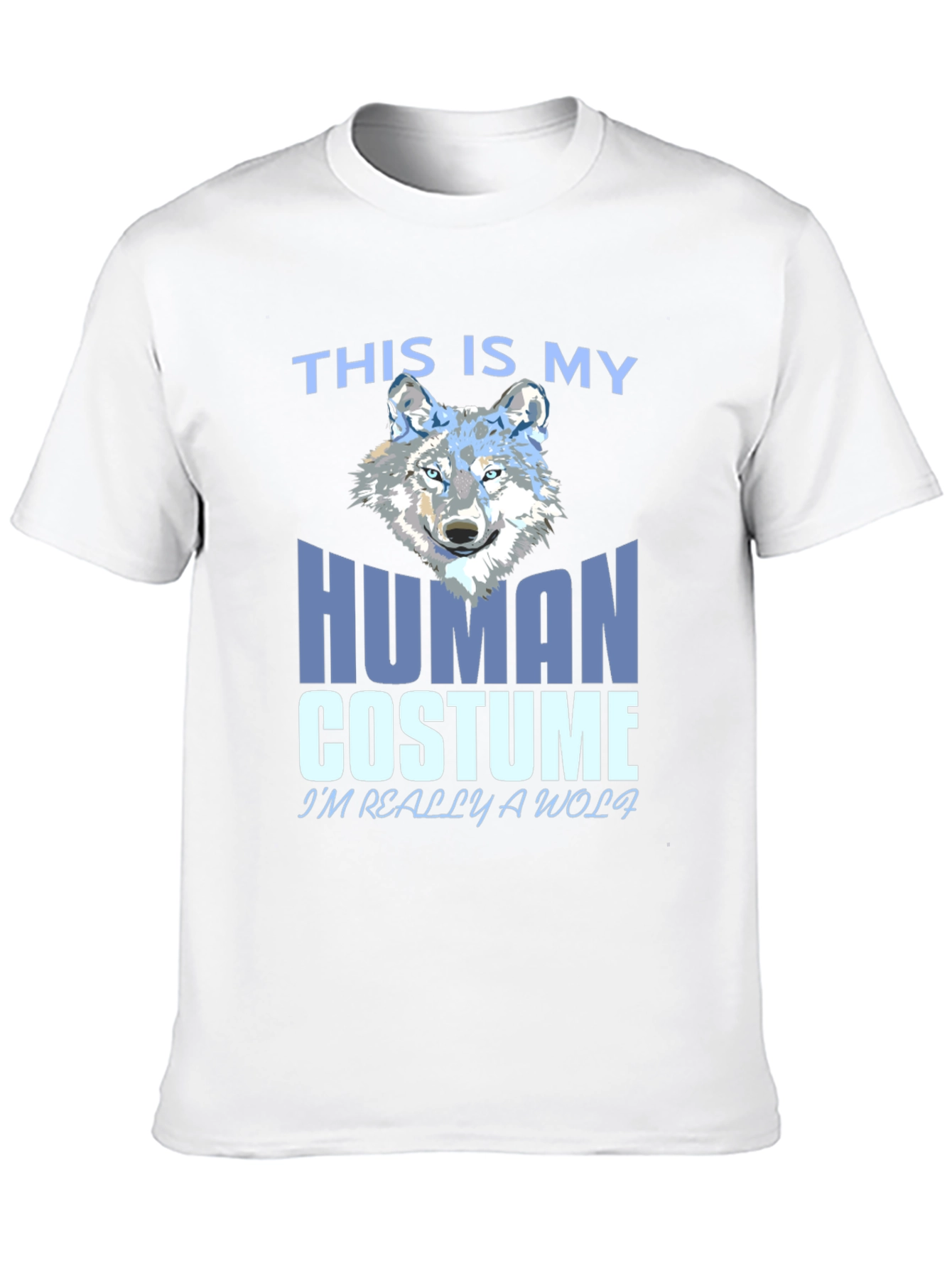 Human Costume Wolf T-Shirt