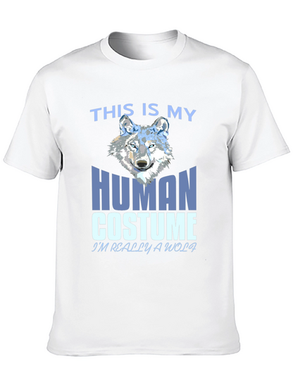 Human Costume Wolf T-Shirt