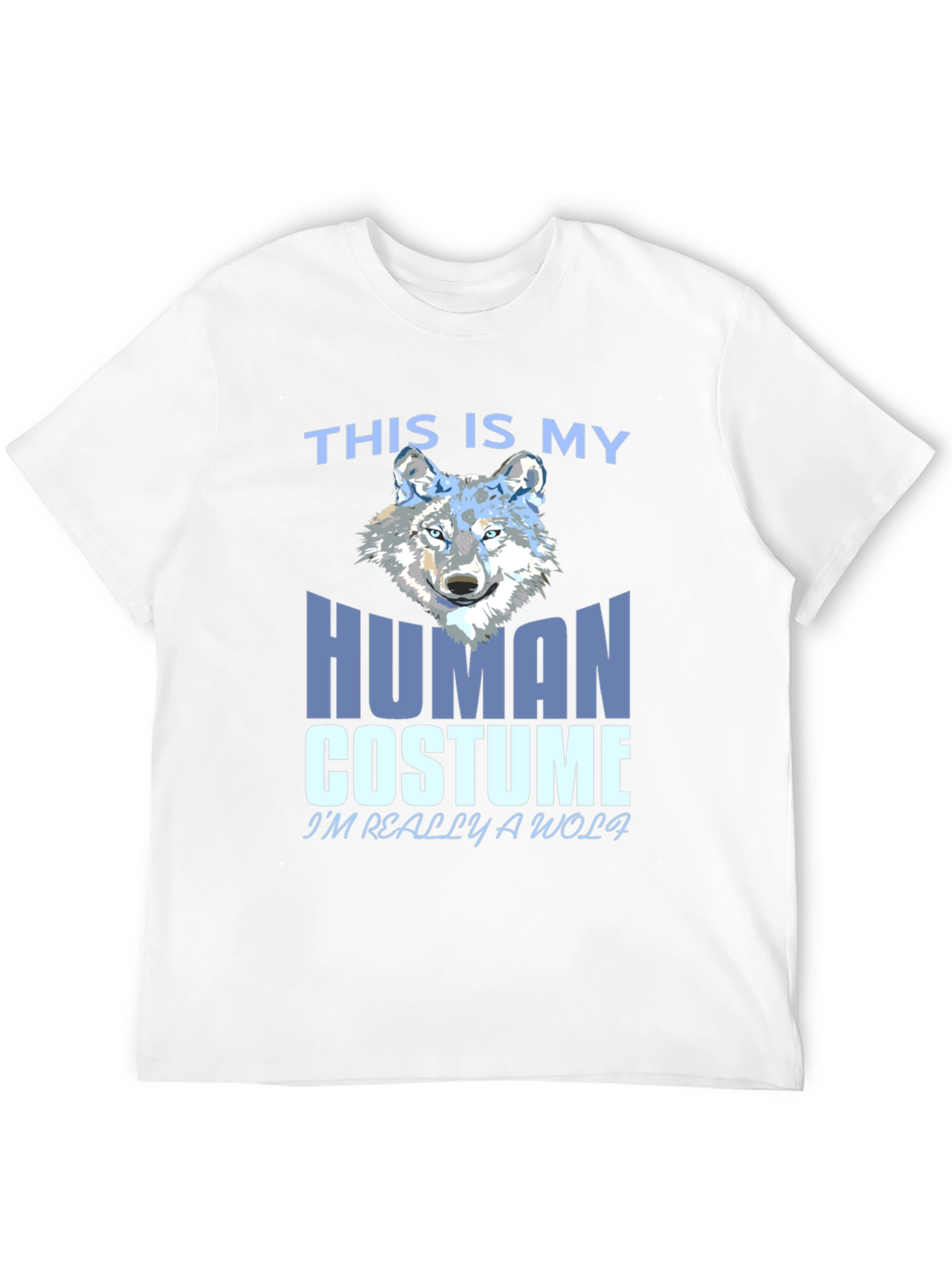 Human Costume Wolf T-Shirt