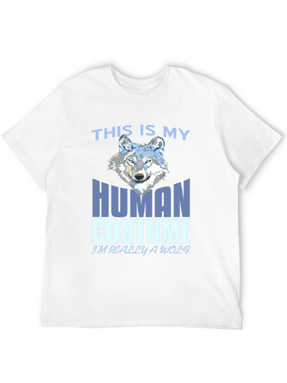 Human Costume Wolf T-Shirt