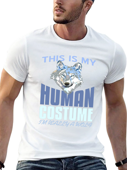 Human Costume Wolf T-Shirt