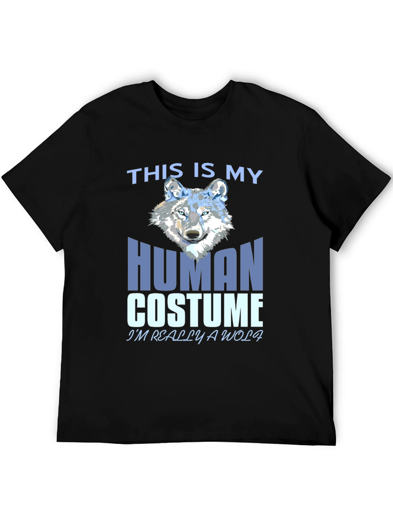 Human Costume Wolf T-Shirt