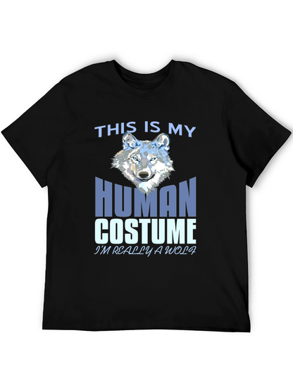 Human Costume Wolf T-Shirt