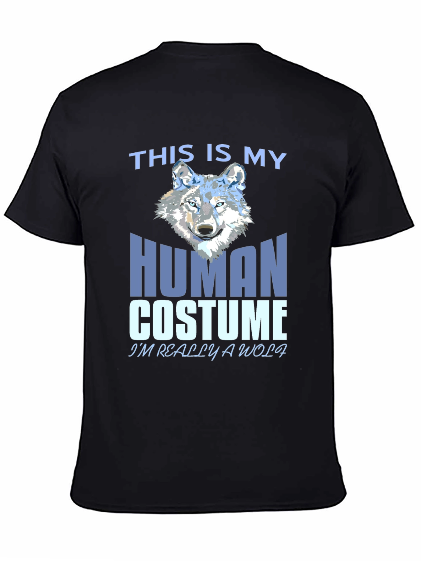 Human Costume Wolf T-Shirt