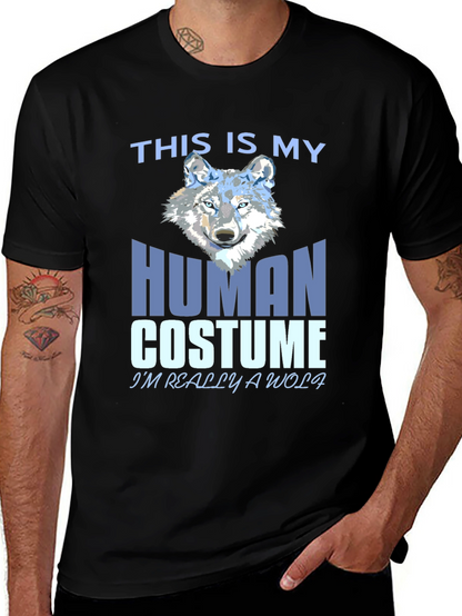 Human Costume Wolf T-Shirt