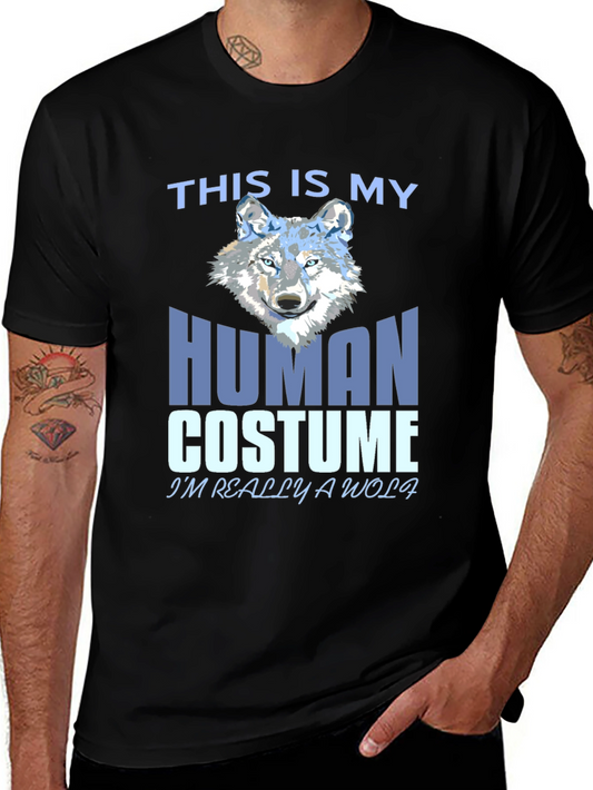 Human Costume Wolf T-Shirt