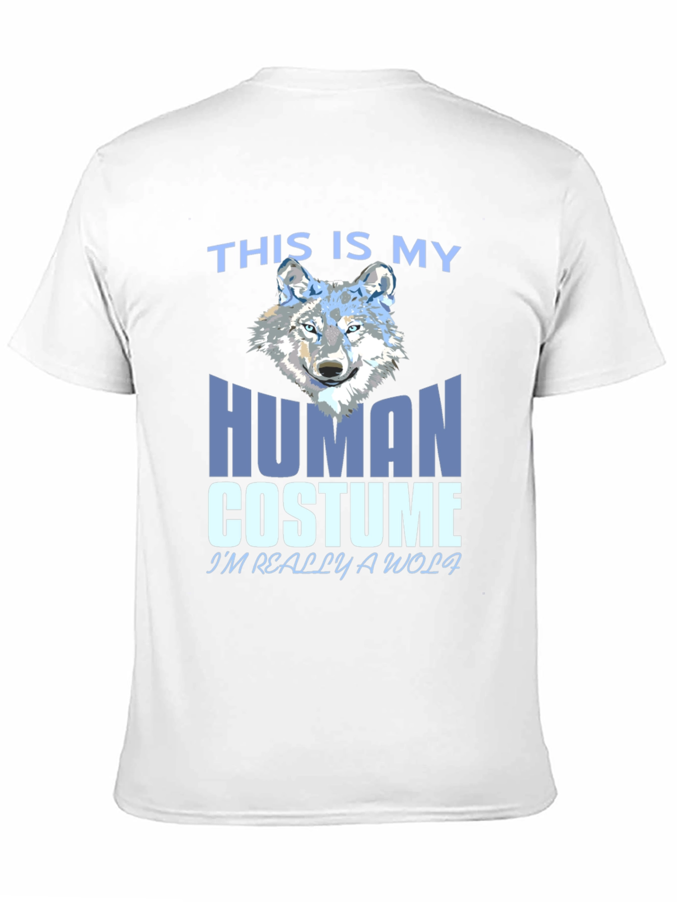 Human Costume Wolf T-Shirt