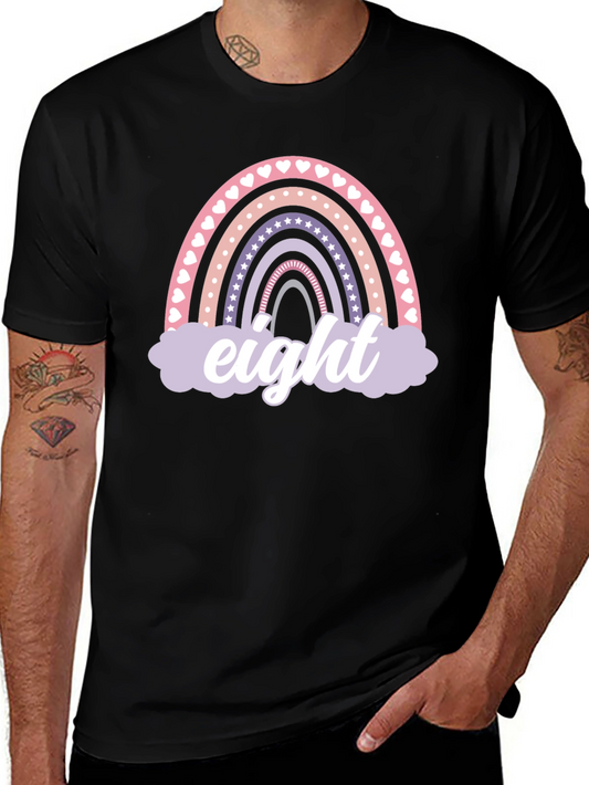 Rainbow Eight Birthday T-Shirt