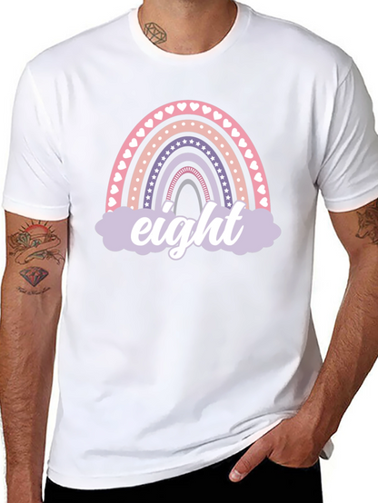 Rainbow Eight Birthday T-Shirt