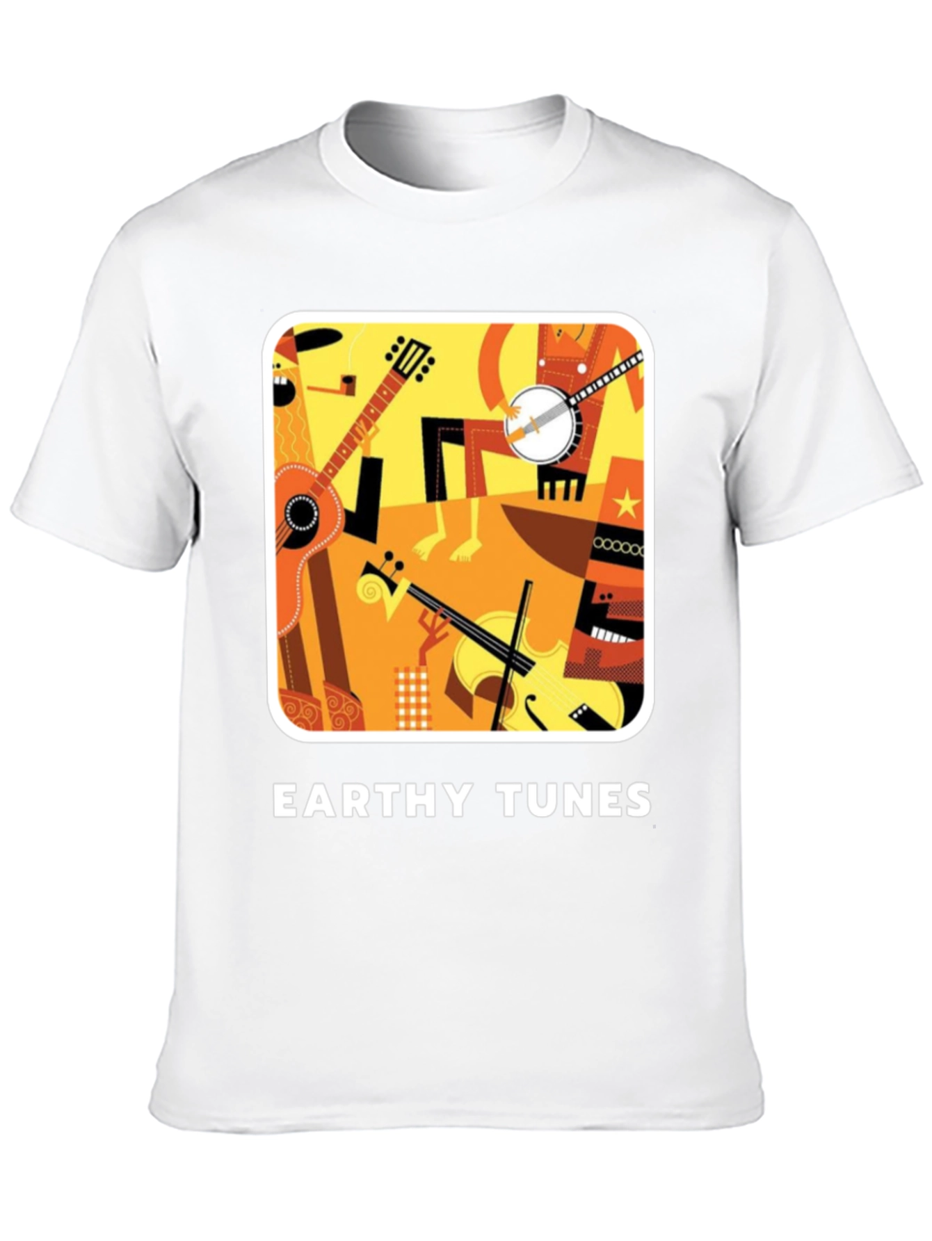 Earthy Tunes Black Graphic Tee