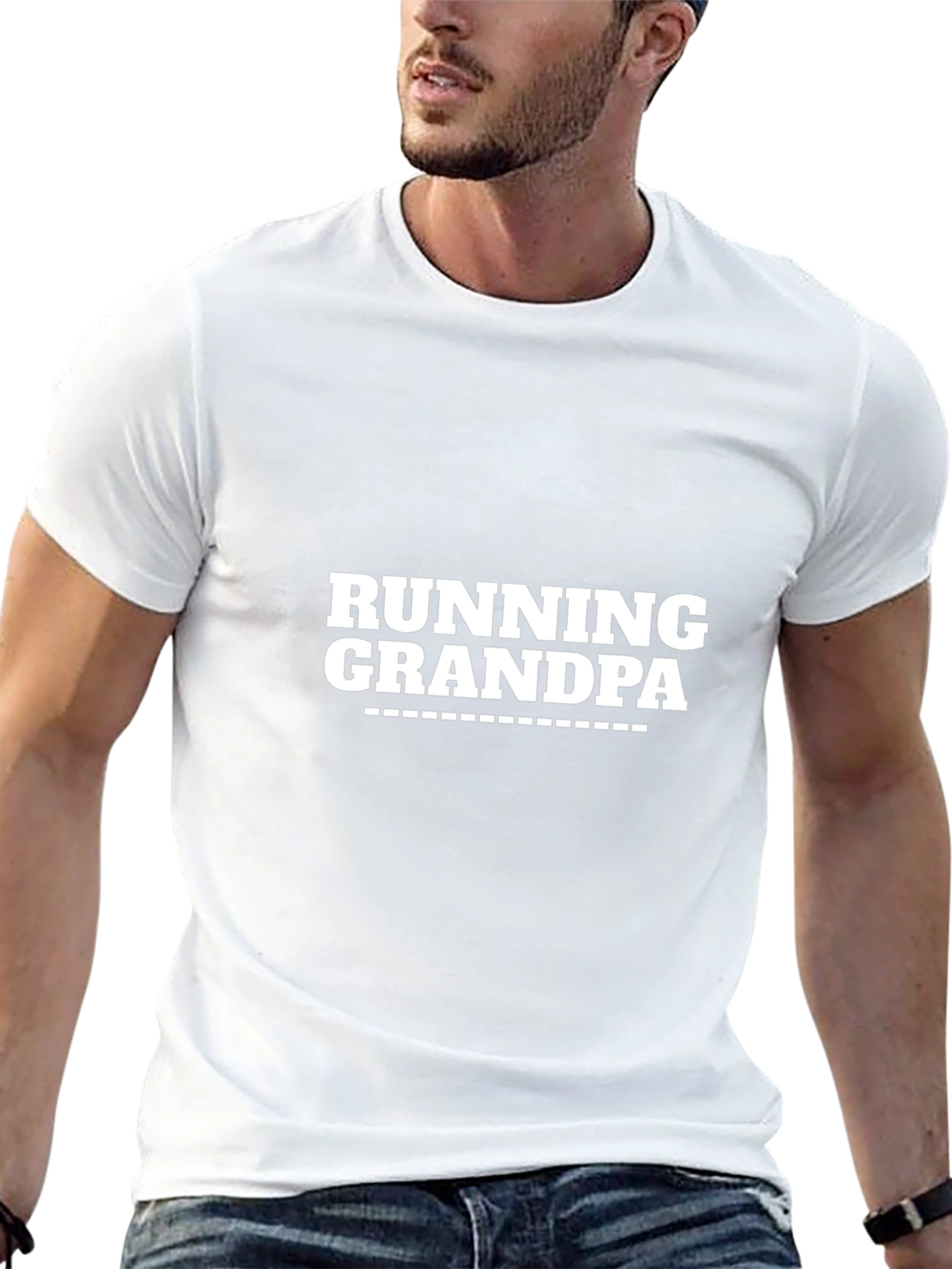 Running Grandpa T-Shirt - Black