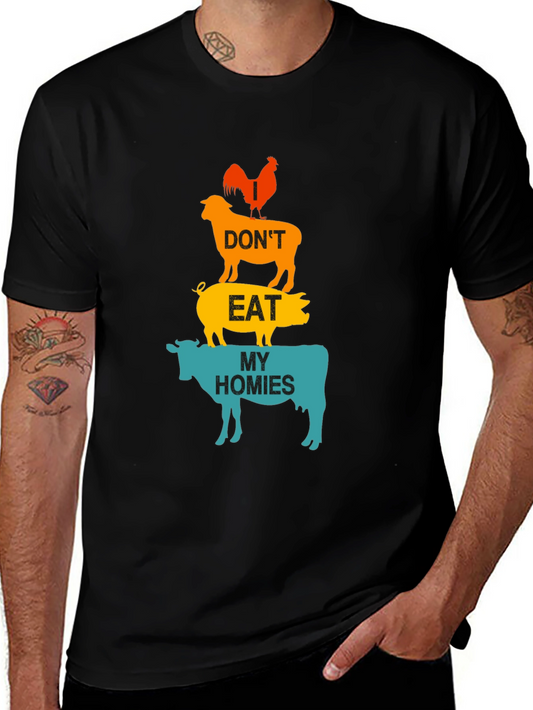 Dont Eat My Homies Vegan Graphic Tee