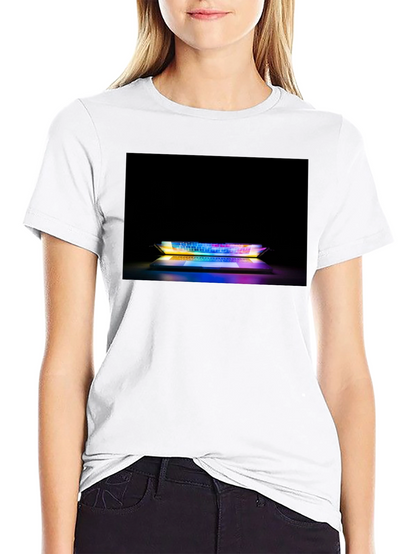 Gaming Keyboard T-Shirt - Light Up Laptop Design