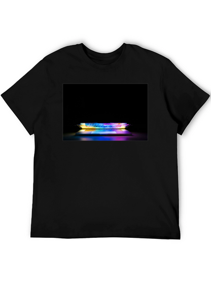 Gaming Keyboard T-Shirt - Light Up Laptop Design