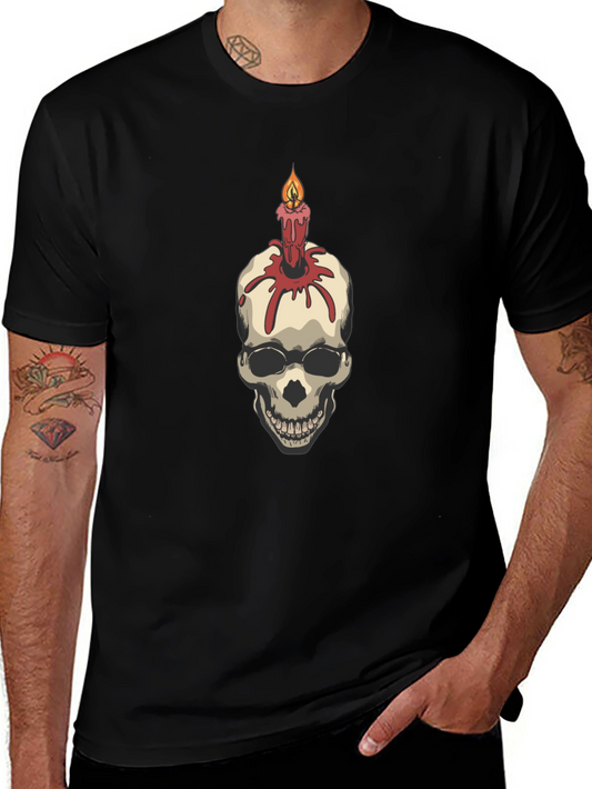 Skull Candle Graphic Tee