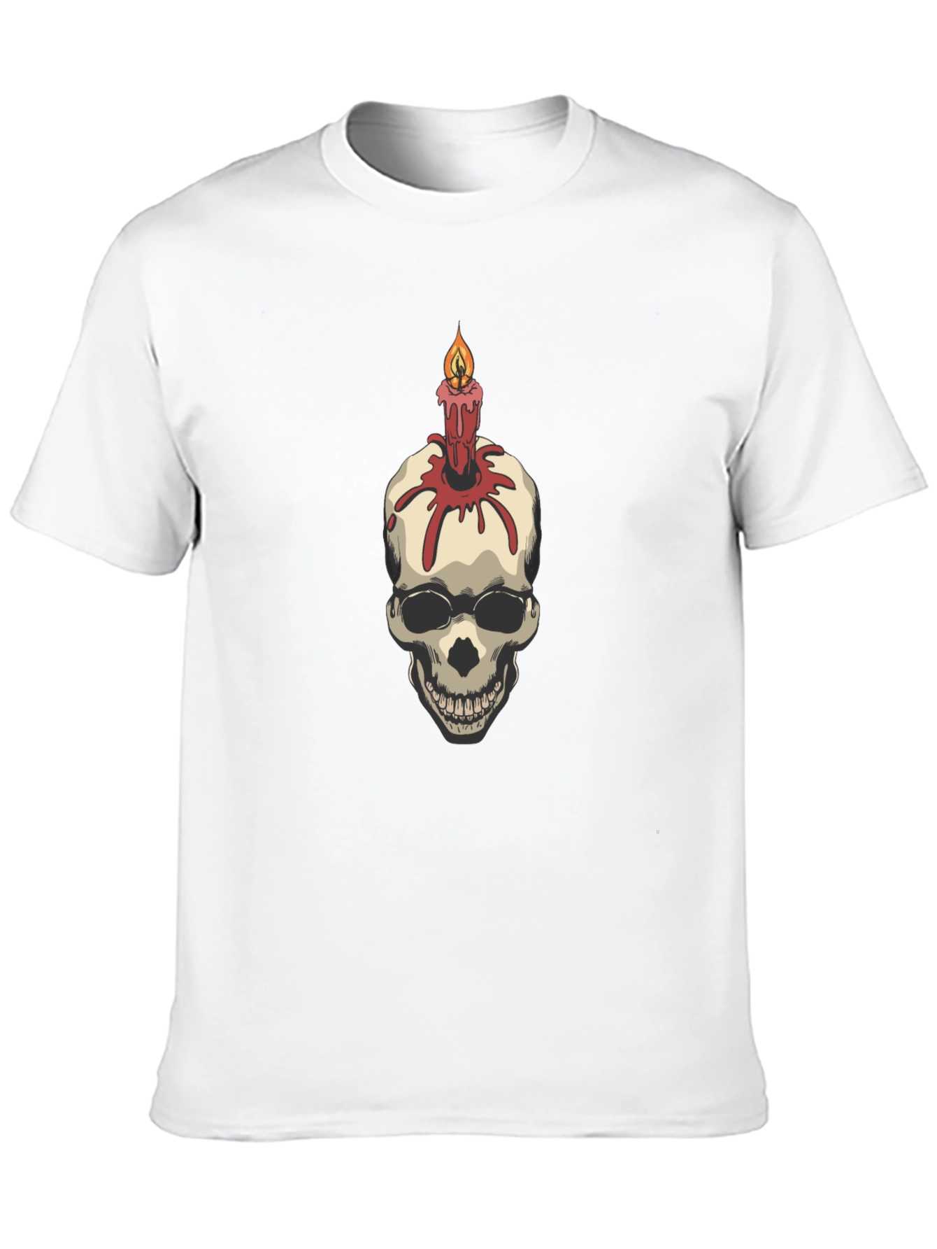 Skull Candle Graphic Tee