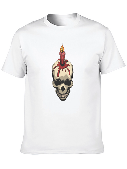 Skull Candle Graphic Tee