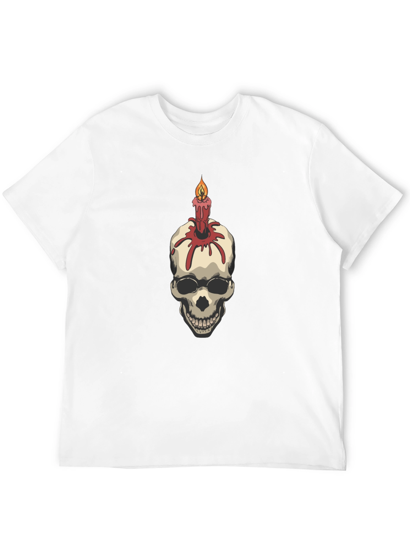 Skull Candle Graphic Tee