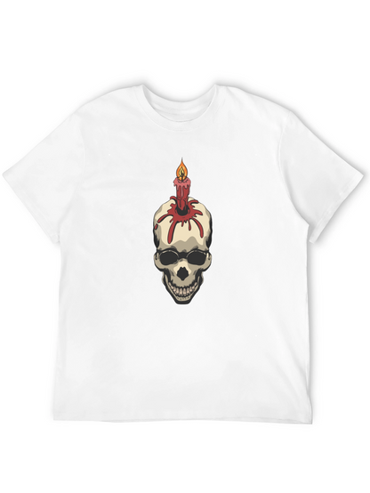 Skull Candle Graphic Tee