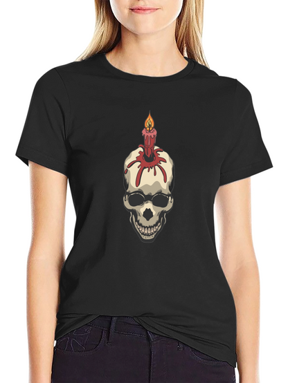 Skull Candle Graphic Tee