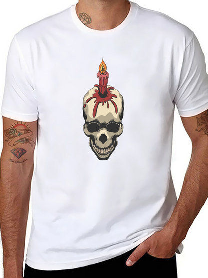 Skull Candle Graphic Tee