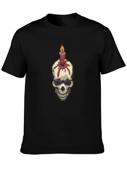 Skull Candle Graphic Tee