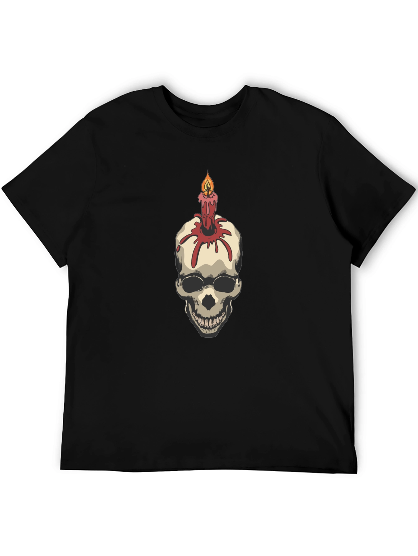 Skull Candle Graphic Tee