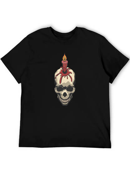Skull Candle Graphic Tee
