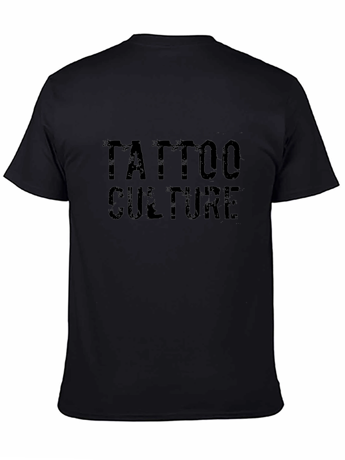 Tattoo Culture Graphic Tee - Black Cotton T-Shirt