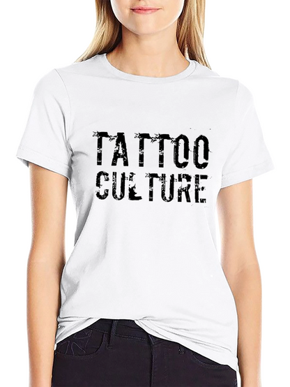 Tattoo Culture Graphic Tee - Black Cotton T-Shirt