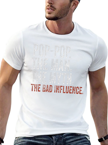 Pop-Pop Themed Novelty T-Shirt