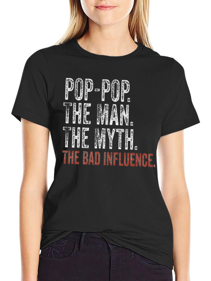 Pop-Pop Themed Novelty T-Shirt