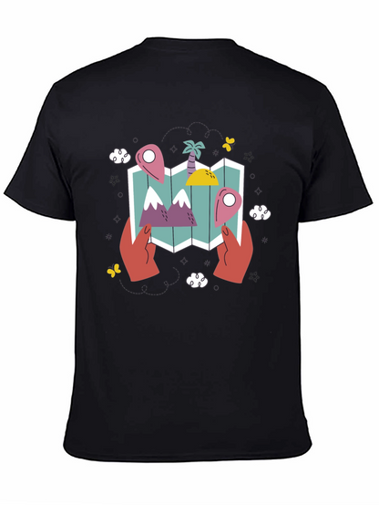 Travel Map Graphic Tee