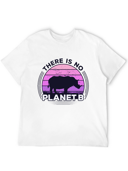 No Planet B Rhino Graphic T-Shirt