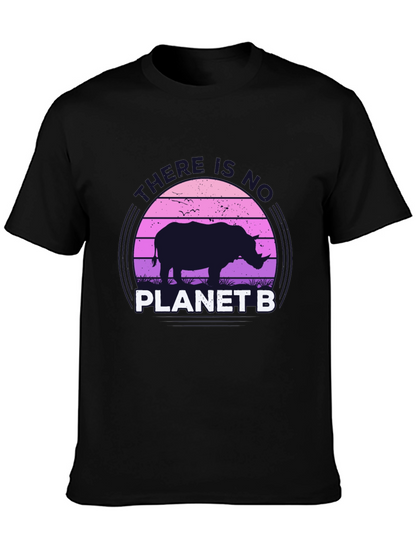 No Planet B Rhino Graphic T-Shirt