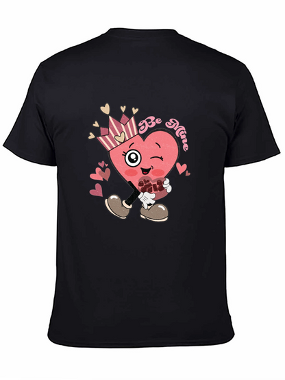 Be Mine Heart Graphic Tee Valentines Day Shirt