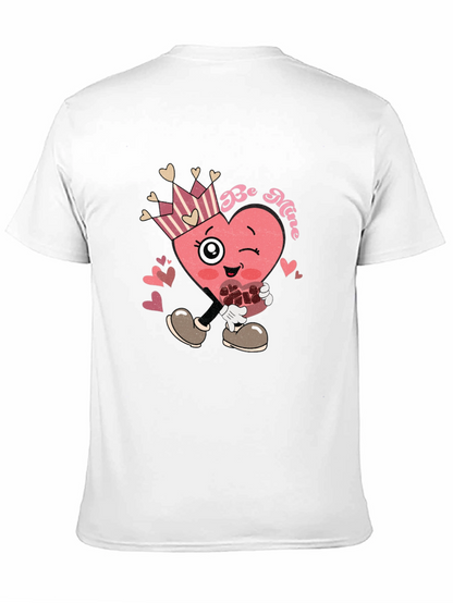 Be Mine Heart Graphic Tee Valentines Day Shirt