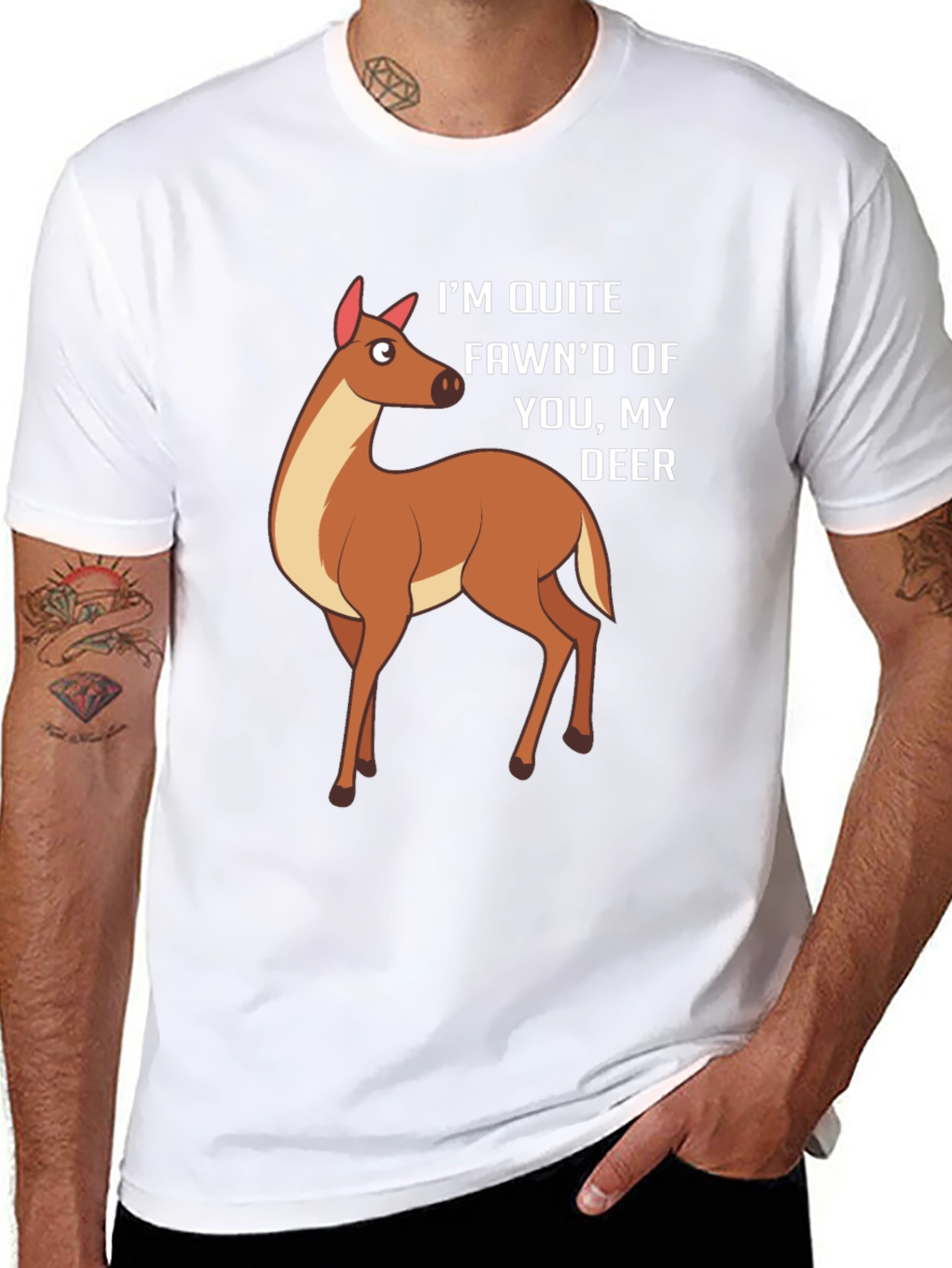 Fawnd of You Deer Graphic T-Shirt