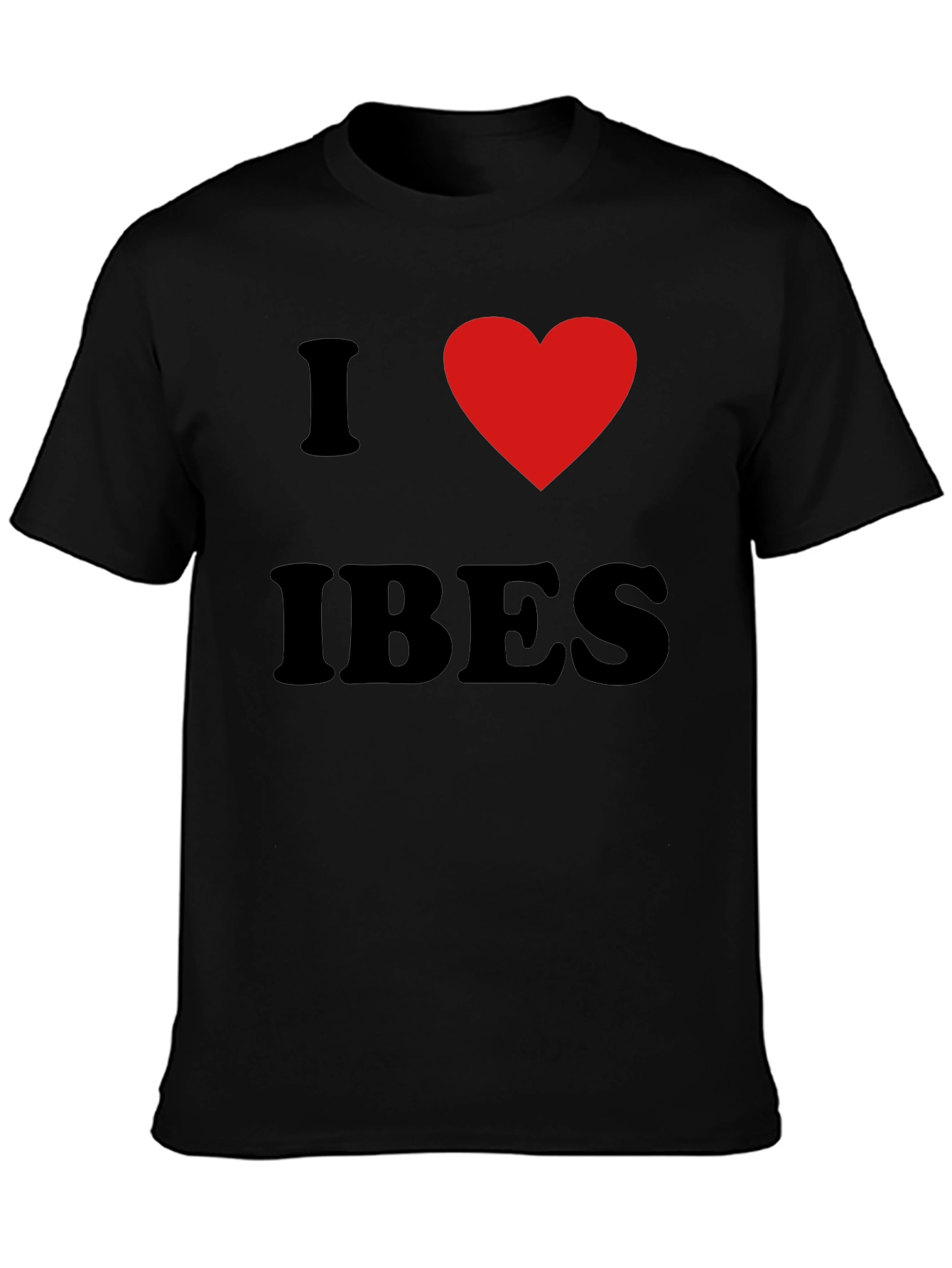I Heart IBES Black Graphic T-Shirt