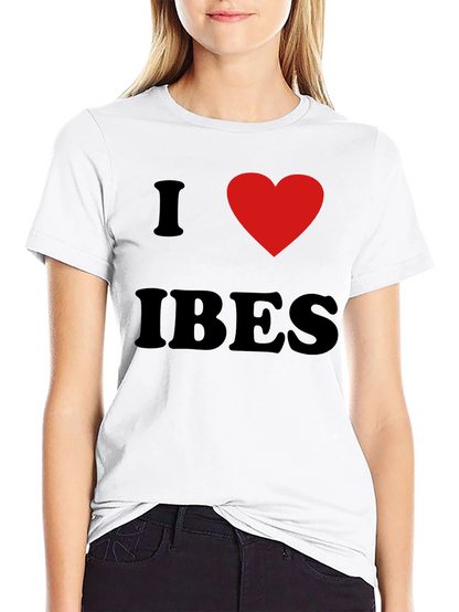 I Heart IBES Black Graphic T-Shirt